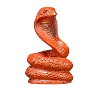 Yardenfun Figurita de Serpiente de Madera para Decoración Escultura Animal Realista Mano Feng Shui para Oficina y Sala de Adorno del Chino Símbolo de Prosperidad y Suerte