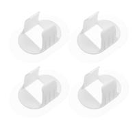 Yardenfun Fijador para Tubo de Desagüe de Lavadora en Blanco de Pvc Diseño Minimalista Invisible para Tuberías de Agua y Plástico, Adecuado para Celebración Verano en Azulejos y Madera