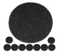 Yardenfun Filtros de Carbón Activado Redondos 10 Unidades para Eliminación de Olores Almohadillas Reutilizables de Algodón Electrostático para Purificadores de Aire y Cubos de Basura