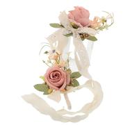 Yardenfun Flores Artificiales para Boda Corsage de Muñeca y Boutonniere con Rosas Románticas Ligero y Cómodo para Novios Madrinas y Padrinos Eventos Formales