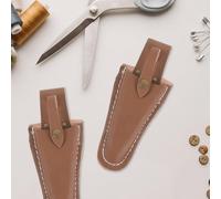 Yardenfun Funda de Cuero para Tijeras de Podar 2 Piezas Soporte para Alicates de Jardinería Estuche Protector para Herramientas de Poda Práctica y Resistente Adecuado para Jardineros