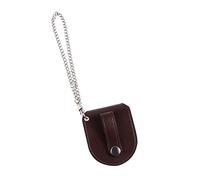 Yardenfun Funda para Reloj De Bolsillo Hombre Vintage y Práctica con Cadena Blanca Protectora y Duradera