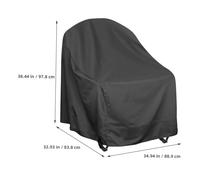 Yardenfun Funda Silla Giratoria Exterior Oxford la Intemperie para Patio y Jardín Protección contra Rayado y Decoloración Fácil Instalación Color Aleatorio Color Aleatorio