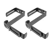 Yardenfun Gancho Ajustable de Hierro para Colgar Macetas Soporte Resistente para Plantas Balcón y Jardinería para Barandillas y Espacios Exteriores