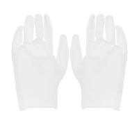 Yardenfun Guantes de Algodón Blanco para Inspección de Joyería Reutilizables y Protección de Usar para y Limpieza