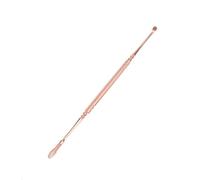 Yardenfun Herramienta de Limpieza de Oídos Doble Cabeza Acero Inoxidable Removedor Seguro de Cera para Adultos y Antideslizante y Portátil para Cuidado Auditivo Familiar