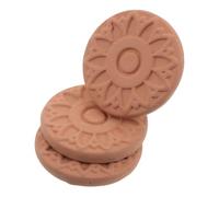 Yardenfun Humidificador de Terracota Redondo 3 Piezas para Cigarros, Disco Humidificador Natural para Controlar Humedad, Accesorio para Humidor de Cigarros, Uso en Humidificadores