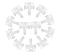 Yardenfun Kit De Reparación De Poleas De Cortina con Vástago De Repuesto Lengüetas Blancas para Persianas Verticales De Reparación para Ventanas Dormitorio o Sala De