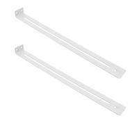 Yardenfun Kit de Reparación para Cajones de Cocina y Tocador 2 Piezas Soporte de Fijación Reforzado para Correderas de Gabinete Compatible MDF y Madera Blanco Instalación Oculta y