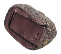 Yardenfun Llavero Oculto para Exteriores Forma de Piedra Simulada Caja Secreta de Almacenamiento para Llaves de Jardín Resistente y Discreto Escondite Decorativo Gris Oscuro