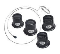 Yardenfun Lupa Clip para Ojos para Joyeros de Joyero Relojero Ojo Lente de Relojero Herramienta de Reparación de Relojes Color Aleatorio