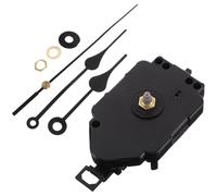 Yardenfun Mecanismo de Reloj de Pared de Cuarzo Silencioso Motor de Repuesto a Pilas Eje de 12 MM y Rosca de 5 MM Kit para Fabricar y Reparar Relojes Analógicos Accesorio para Bricolaje