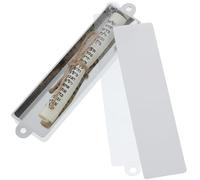 Yardenfun Mezuzá Pergamino Hebreo para Puerta En Aleación De Zinc 3.27x0.91x0.55 Pulgadas Decoración Tradicional para Hogar y Oficina