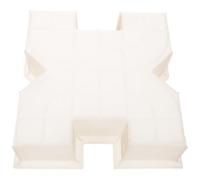 Yardenfun Moldes de hormigón para adoquines de césped de plástico reutilizables, ladrillos huecos, moldes de plástico para cemento de pavimento de hormigón - para hacer caminos para patios,