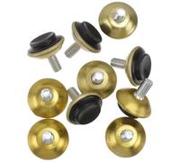 Yardenfun Niveladores Ajustables para Patas de Muebles M6X10 Tornillos Almohadillas Antideslizantes Juego de 10 Piezas para Mesas y Sillas Uso Hogar Oficina y Restaurantes