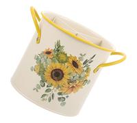 Yardenfun Organizador de Baño Multifuncional con Soporte para Cepillo Pasta de Dientes y Peine Cubo de Almacenamiento Compacto para Lavabo Diseño Resistente y Práctico para Accesorios de