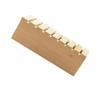 Yardenfun Organizador de Cables de Madera con Soporte para Teléfono y Protector de Regleta Caja de Gestión para Escritorio Organizador Multifuncional para Oficina y Hogar Ahorra y Versátil