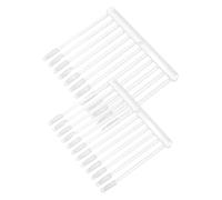 Yardenfun Palillos para Limpieza de Cera de Oído con Punta Adhesiva, 48 Piezas de Plástico Pet y Resina, Diseño Delgado y Suave para Adultos y Adolescentes en Oficina o Viaje