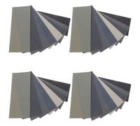 Yardenfun Papel de Lija 9X36 Pulgadas para Uso Seco y Húmedo Surtido 56 Piezas Granos 400 a 5000 Hojas Abrasivas Finas para Madera Metal y Plástico Adecuado para Lijado Detallado