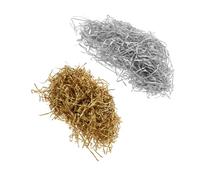 Yardenfun Papel Triturado con Purpurina Dorado y Plateado para Relleno de Cajas de Decoración DIY Ligera y Flexible para Manualidades y Presentación Festiva