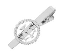 Yardenfun Pasador de Corbata para Hombre de Acero Inoxidable Emblema Balanza Justicia Hebilla Metálica Plateada para Camisa Accesorio Formal para Abogados Bodas y Reuniones de Negocios