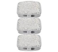 Yardenfun Pastillero pequeño y elegante con 3 compartimentos, organizador de viaje para medicamentos, pequeño y portátil, ideal para farmacia de bolsillo.