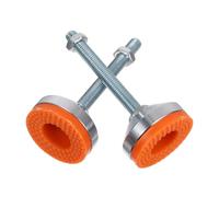 Yardenfun Patas Niveladoras Ajustables de Acero al Carbono para Máquinas Industriales Base Giratoria Antideslizante D60Xm12 2 Piezas Patas Robustas para Bancos de Trabajo y Talleres