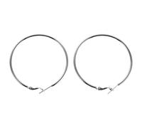 Yardenfun Pendientes Aro Grandes de Plata Ligera Hipoalergénicos para Mujer Aros Redondos Sobredimensionados Minimalistas Joyería de Moda Cómoda para Eventos y Uso Diario