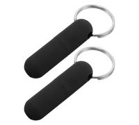 Yardenfun Perforador Portátil de Cigarros de Metal Resistente, Llavero Negro 2 Piezas, Herramienta Cortadora para Cigarros de Bolsillo, Compatible con Varios Tamaños, Uso y Viajes