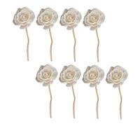Yardenfun Perfume 8 Piezas Flor De De Ratán Recambio De Difusor De Caña Varillas De Ratan Fragrance Flower Rattans Palos Difusores Naturales Hogar Inis Rota Oficina De Madera Palo De Flores