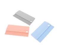 Yardenfun Quitapelusas para Mascotas 3 Unidades Removedor de Pelo de Mascotas de Mano Reutilizable para Sofás Muebles y Ropa Cepillo Deslanador de Gel en Gris Azul y Rosa
