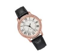 Yardenfun Reloj De Cuarzo para Mujer Diseño Elegante Cinta Dorada Reloj De Pulsera Decorativo
