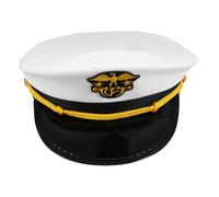Yardenfun Sombrero Marinero Infantil Bordado para Cosplay Gorro Náutico con Visera para Protección Solar Resistente y Versátil para Fiestas y