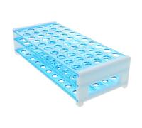Yardenfun Soporte para Tubos de de Posiciones Rack de Resistente y Compacto Organizador para Experimentos Científicos con Diseño y Color Azul