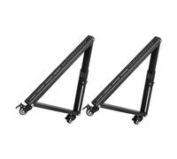 Yardenfun Soporte TV Móvil con Ruedas Base Estable Pedestal Soporte para Televisores Fácil Instalación sin Taladro