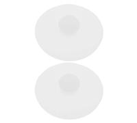 Yardenfun Tapones de Silicona Accesorios Blancos de Silicona para Botellas de Agua 2 Piezas Tapón Antiderrames para Botellas de Boca Ancha y Jarras