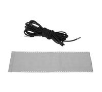 Yardenfun Tela de Repuesto Transpirable para Sillón Reclinable de Jardín Tejido Técnico Blanco Gris con Cuerda para Reparación de Sillas de Patio y Terraza Kit para Sillas Color Aleatorio