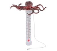Yardenfun Termómetro flotante para piscina con diseño de pulpo, resistente al agua, de fácil lectura, para spas y