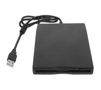 Yardenfun Unidad De Disquete Externa USB para Ordenador Portátil y Sobremesa, Portátil Compacto, Conectividad USB 2.0 Rápida, Compatible con Windows 98se/me/2000/xp, Color Negro