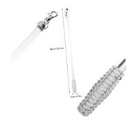 Yardenfun Varita para Cortinas de Acrílico con Mango de Mecanismo Manual para Verticales y Cortinas Pesadas Resistente y Fácil de Usar Compatible con Varillas de Estándar