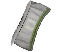 Yardenfun Visera Parasol para Casco de Seguridad Gris, Cubierta Transpirable Protección UV y Tiras Reflectantes para Trabajadores de Construcción y Obra