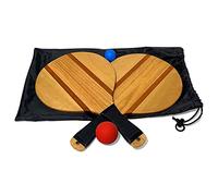 YardGames - Juego de frescobol para exteriores con 2 palas para facilitar el patio, la playa o el parque, juegos de verano para todas las edades y niveles de habilidad