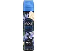Yardley English Bluebell & Sweet Pea 75ml Vaporizador Corporal | Floral Body Mist with Notes of Citrus and Bergamot, 95% Natural Ingredients, Vegan and Cruelty Free, UK Made