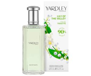 Yardley Lily of The Valley 125ml EDT Spray | Light Floral Perfume with Fresh Pear and Freesia Notes, Long-Lasting Fragrance, Vegan and Cruelty Free, UK Made