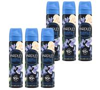 Yardley London Bluebell and Sweetpea Spray Corporal, Spray Corporal Floral para Mujer con Notas de Cítricos y Bergamota, Bruma Corporal Bluebell para Mujer 6 x 75ml