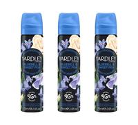 Yardley London Bluebell & Sweetpea Körperspray, blumiger Duft für Frauen mit Zitrus- und Bergamotnoten, vegan, tierversuchsfrei, 95% natürlich, 3 x 75ml