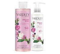 Yardley London Body Wash & Lotion Collection - Esencia de rosa inglesa para mujer, sensación de lujo y aroma británico atemporal, juego de lavado corporal y loción con elegancia y frescura para