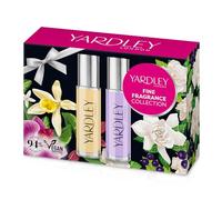 Yardley London Contemporary Mini Fragrance Collection - Gardenia & Cassis y Orchid & Vanilla Eau de Toilette, perfumes elegantes de larga duración para mujer, aroma floral, mini set de regalo para