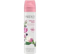 Yardley London English Rose - Spray corporal (75 ml, 1 unidad) | Floral Body Mist with Notes of Magnolia, Violet and Classic Fresh Rose, 95% Natural, Vegan and Cruelty Free, UK Made