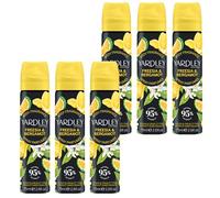 Yardley London Freesia and Bergamot Spray Corporal, Spray Corporal Floral para Mujer con Notas de Bergamota y Limón, Bruma Corporal Freesia para Mujer 6 x 75ml
